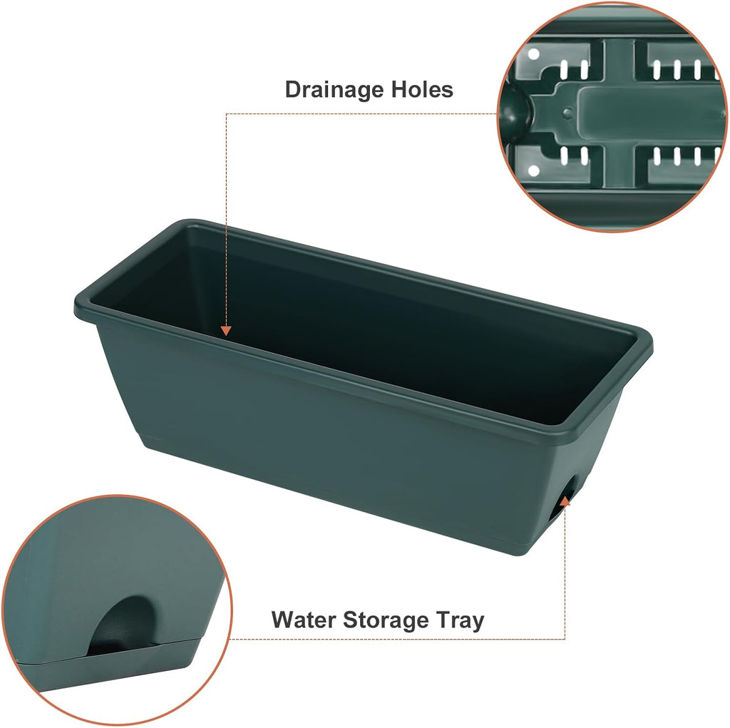 Green 5-Tier Plant Planter