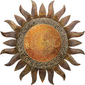 Gold Sunburst Metal Wall Decor