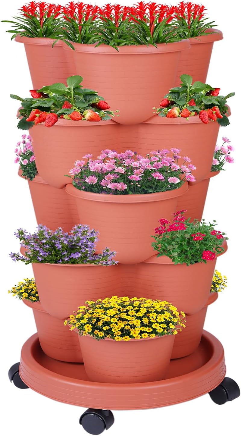 Tiered Stackable Plant Planter