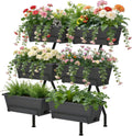 Grey 3-Tier Vertical Garden Planter