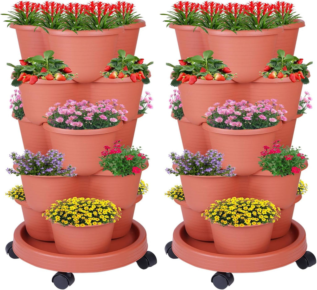 Tiered Stackable Plant Planter
