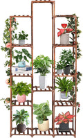 13-Tier Large Wooden Plant Rack