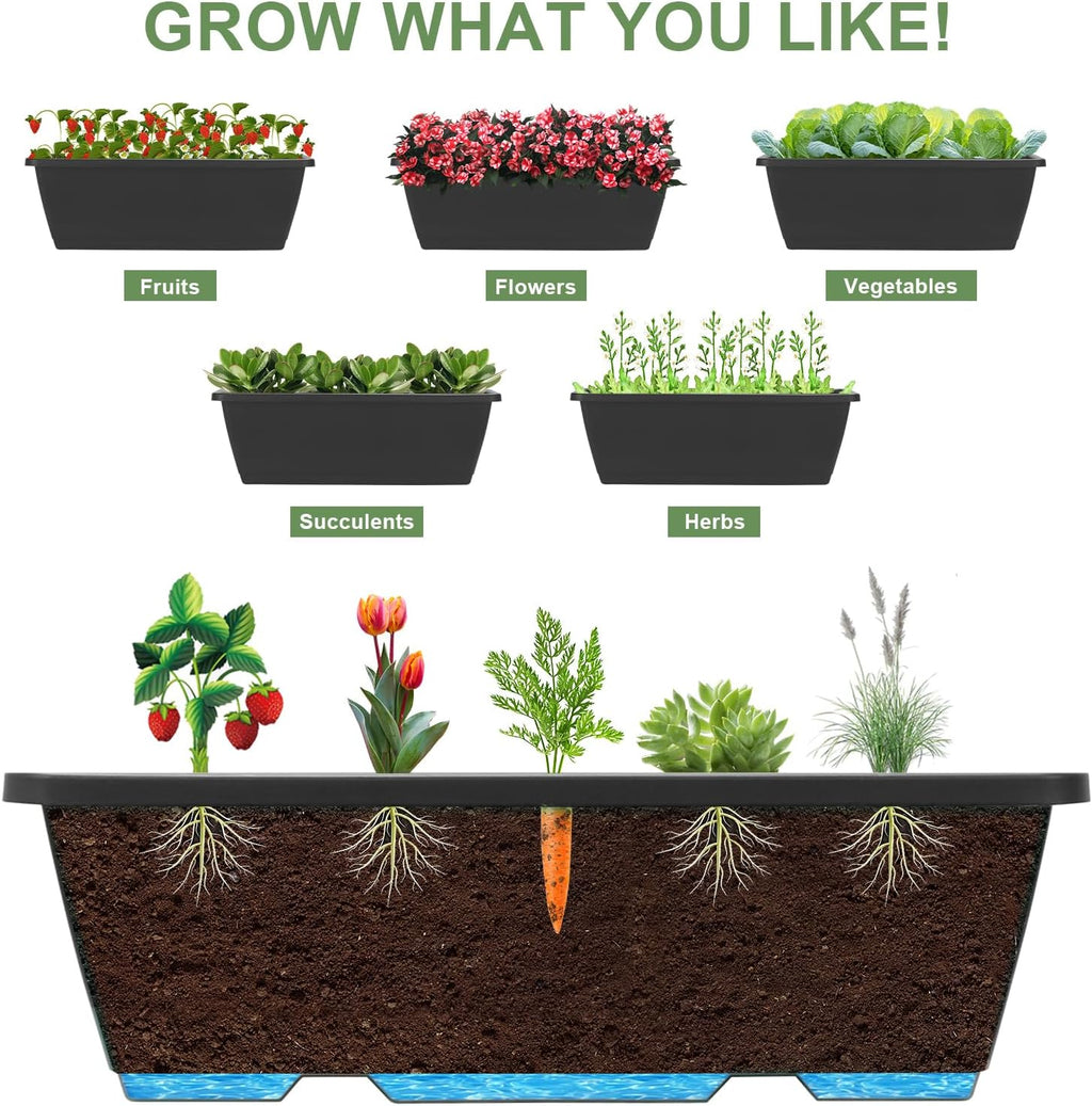 Grey 3-Tier Vertical Garden Planter