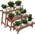 3-Tier Ladder Wooden Plant Stand