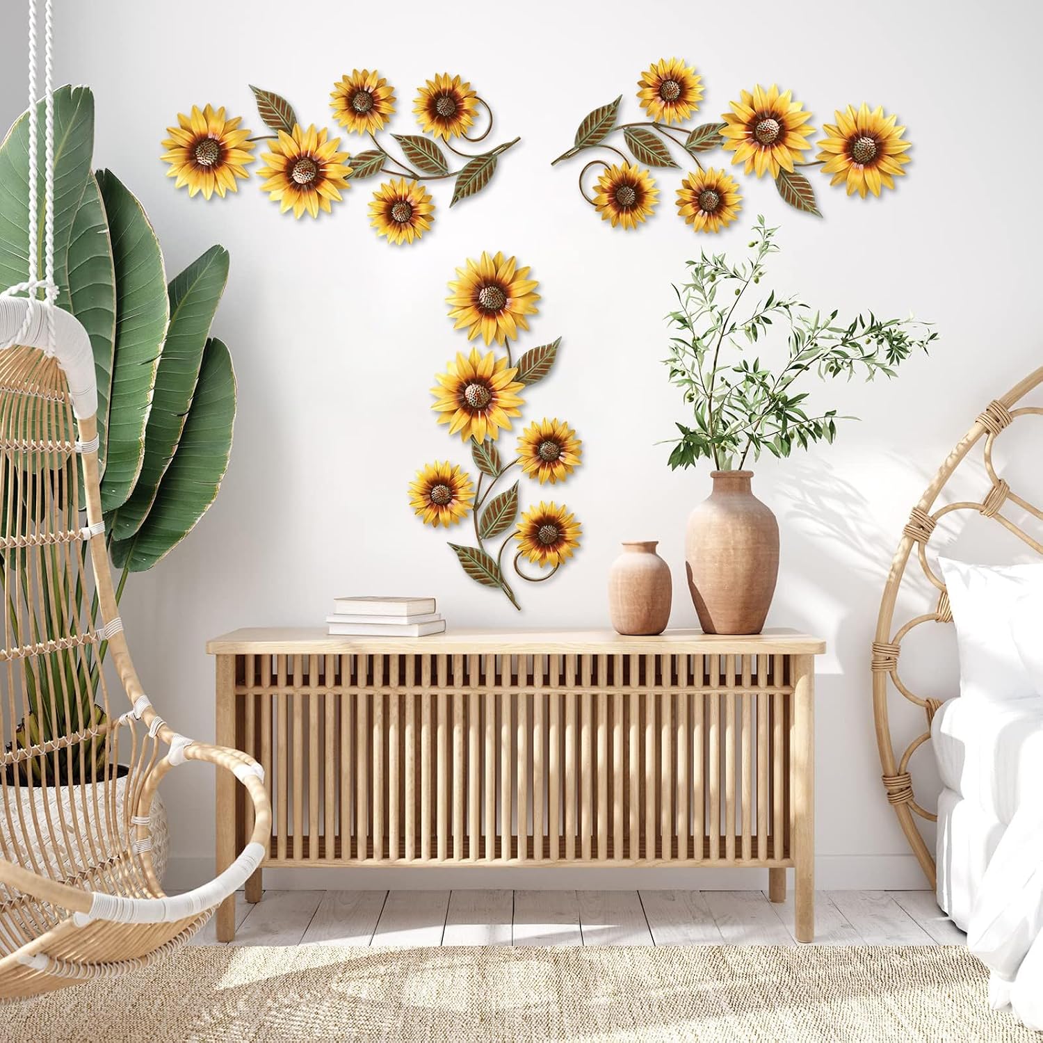 Sunflower Metal Wall Hanging Decor
