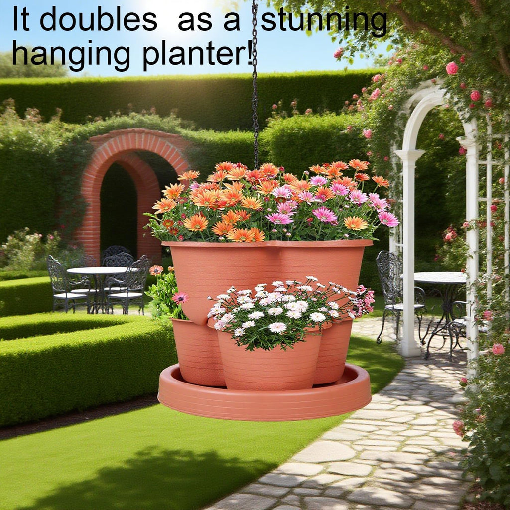 Tiered Stackable Plant Planter