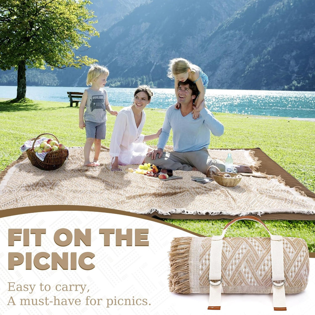 Boho Waterproof Large Outdoor Picnic Mat