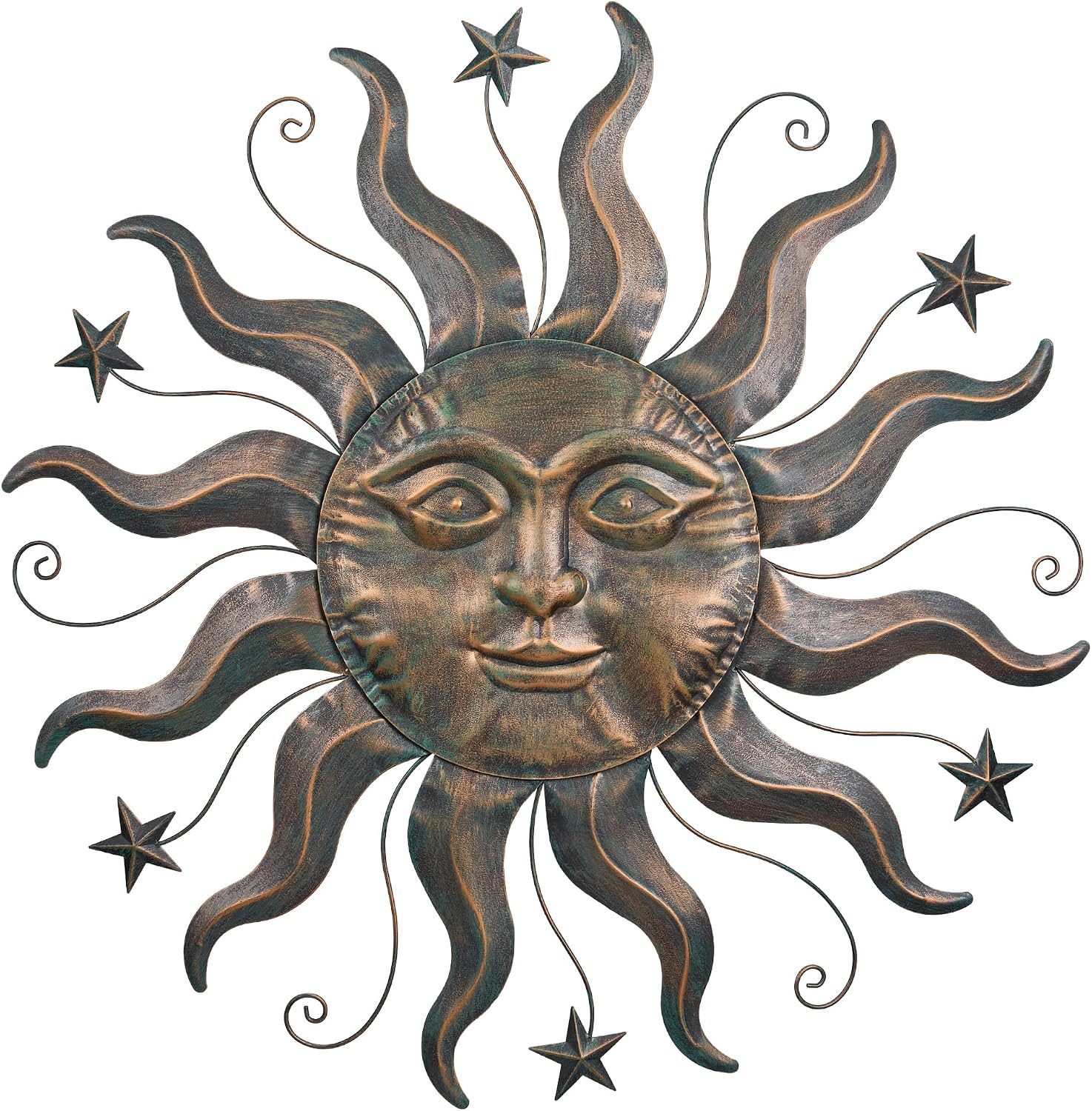 Star Sun Metal Wall Hanging Decor