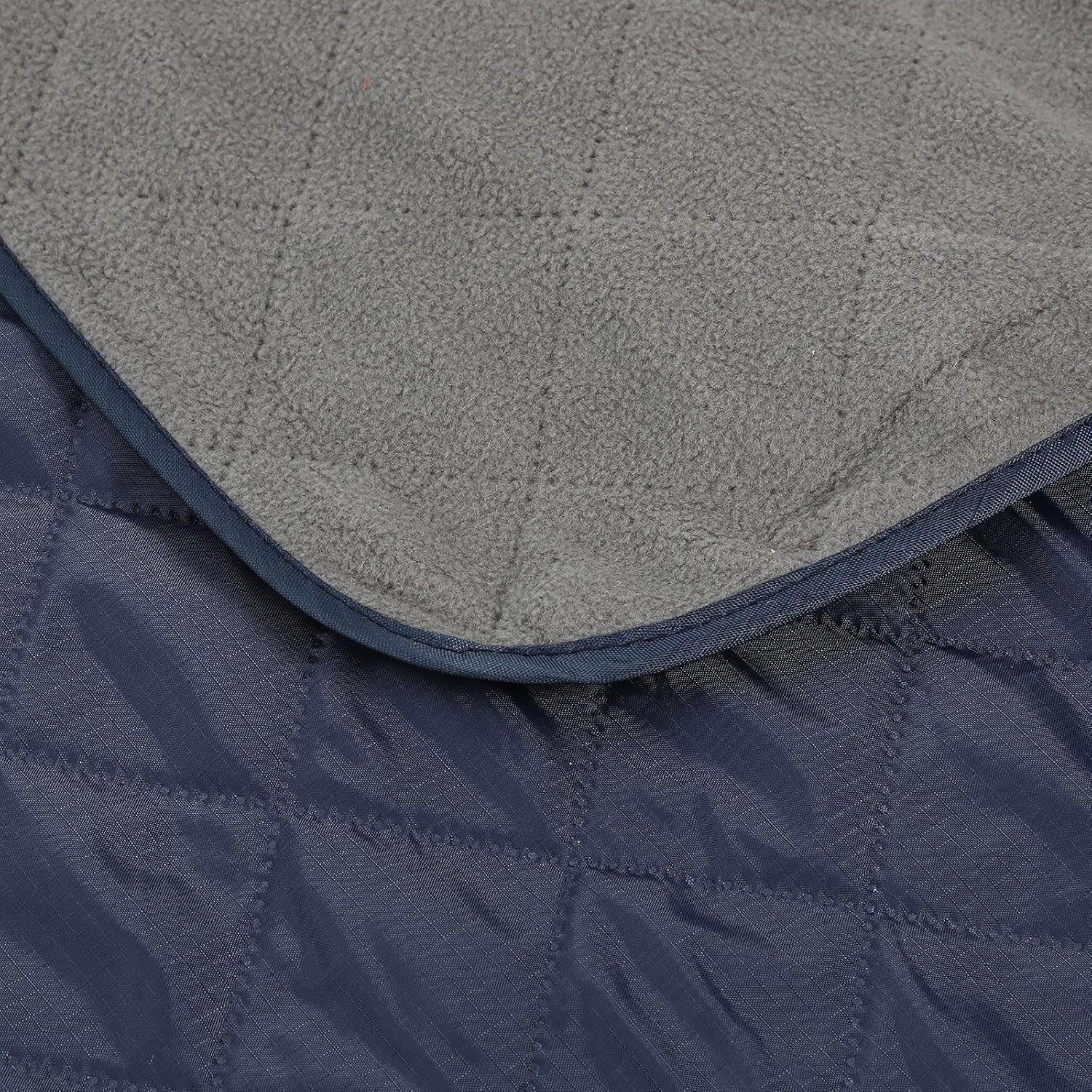 Navy Warm Waterproof Foldable Blanket