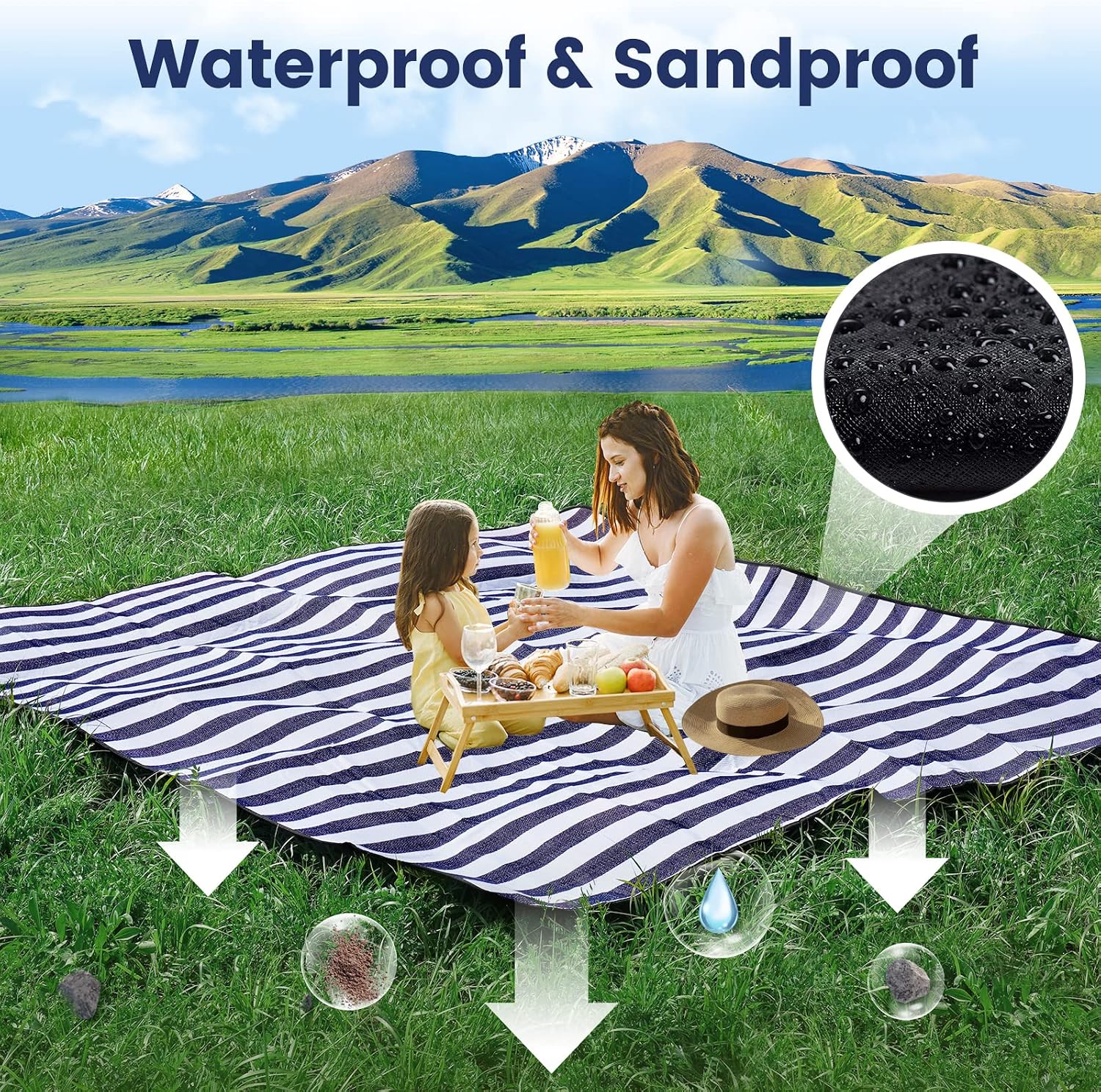 Layered Waterproof Foldable Picnic Mat