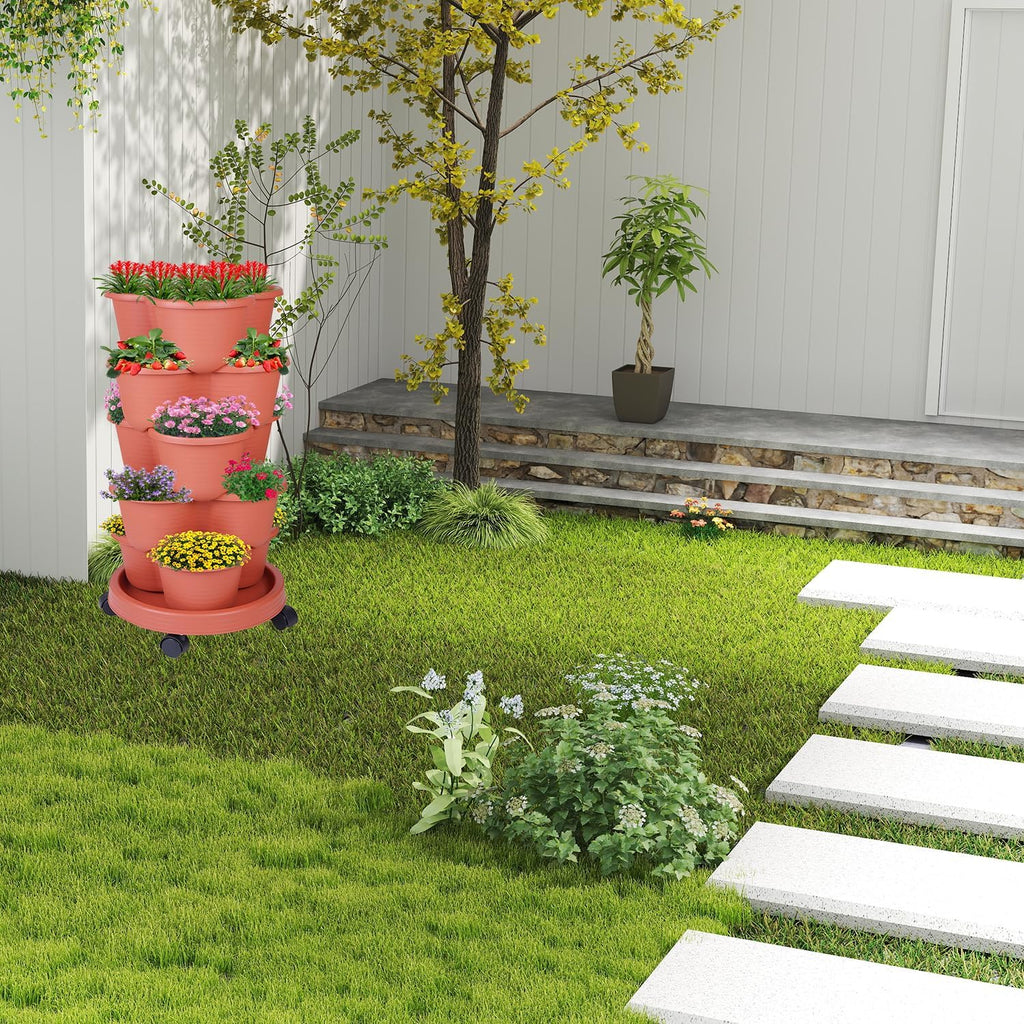 Tiered Stackable Plant Planter